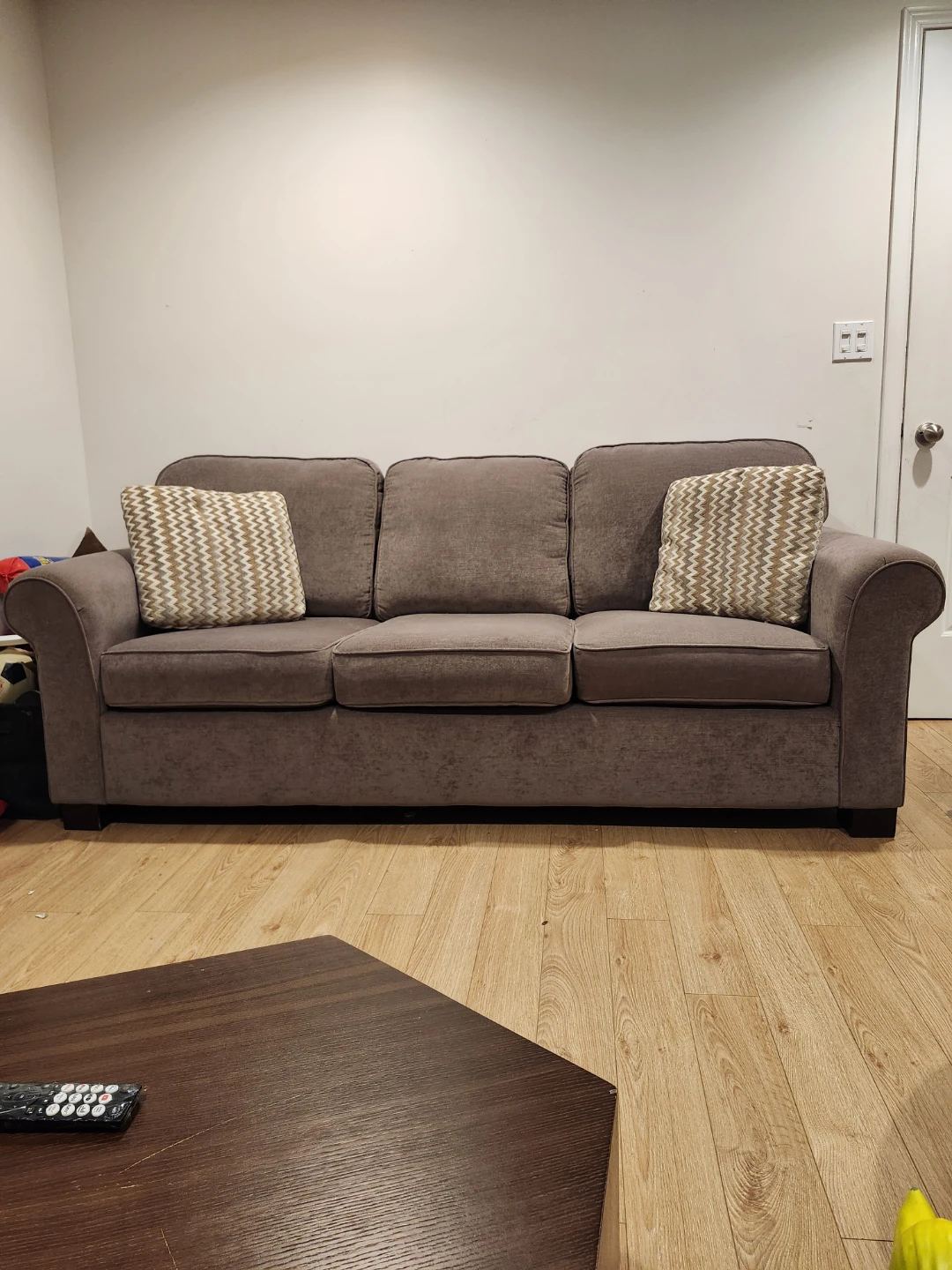 Brown 3-seater Sofa