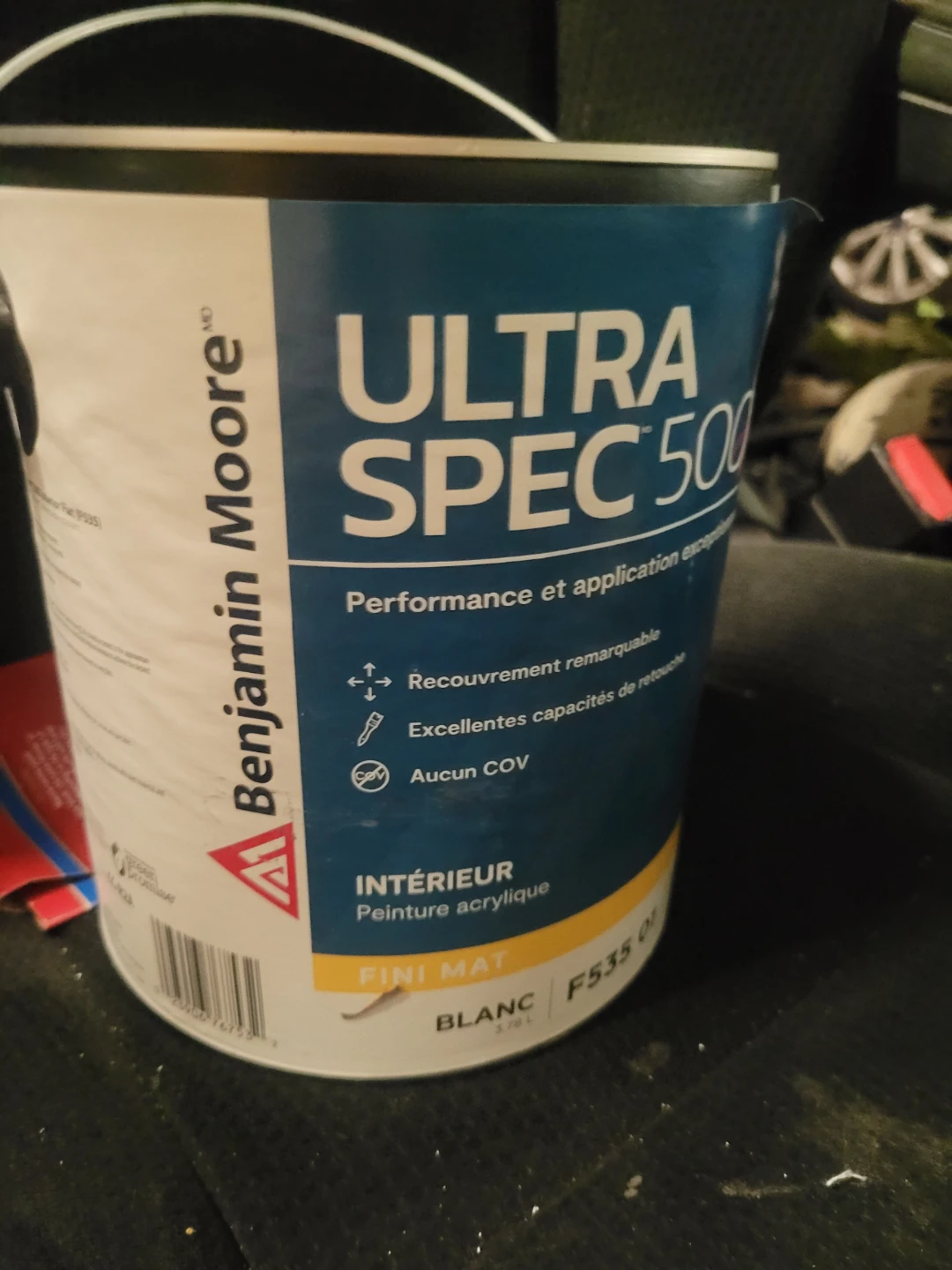 Benjamin Moore Ultra Spec 500 Interior Acrylic Paint - White