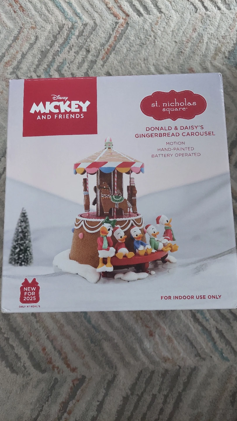 Disney Mickey & Friends Donald & Daisy's Gingerbread Carousel