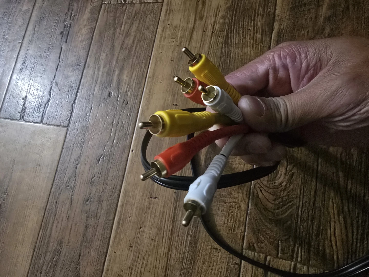 3-Male RCA to 3-Male RCA Composite Video Audio A/V AV Cable 6FT - photo 2