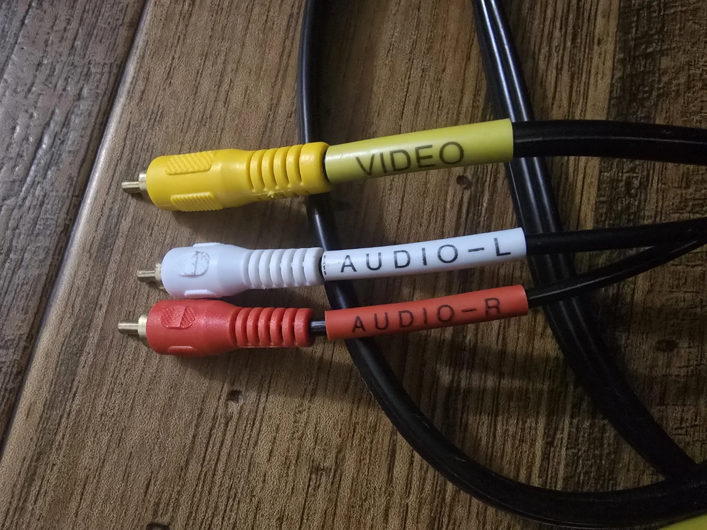 3-Male RCA to 3-Male RCA Composite Video Audio A/V AV Cable 6FT - photo 3
