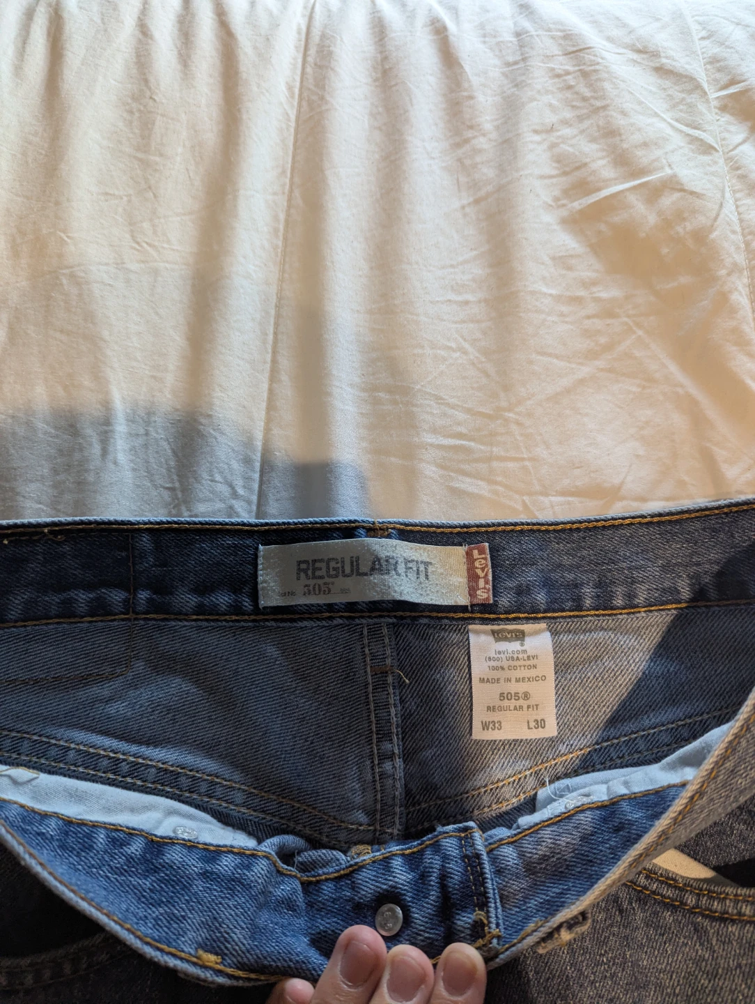Jeans Levi's 505 Regular Fit W33 L30 - photo 2