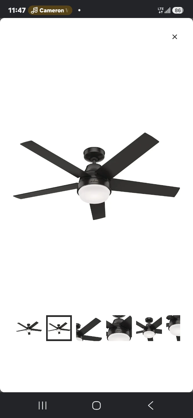 Hunter 50" Ceiling Fan - photo 2