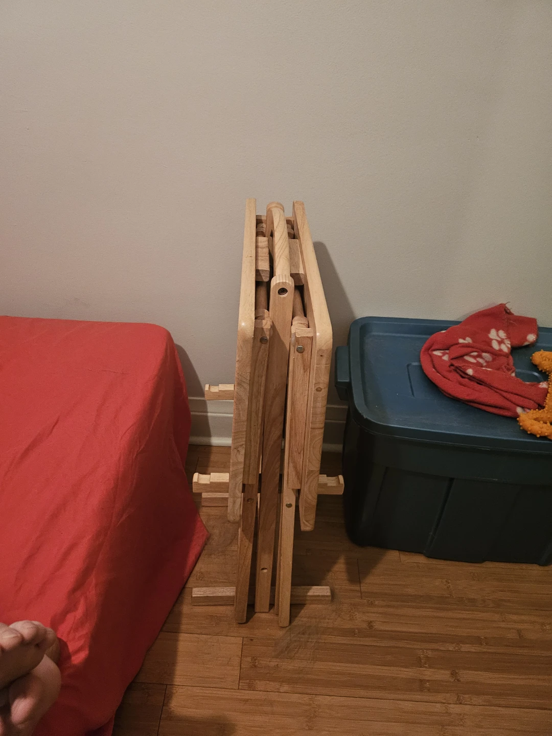 Wooden Folding TV Tray Table - photo 3