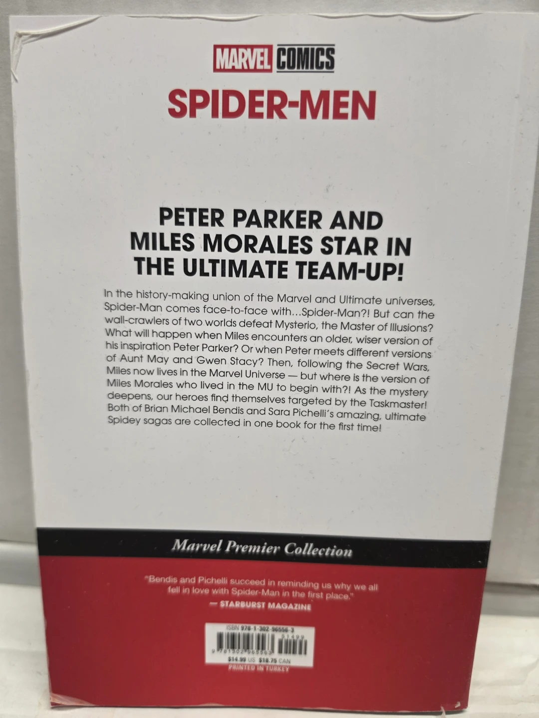 Marvel Comics Spider-Men Worlds Collide Graphic Novel - photo 2