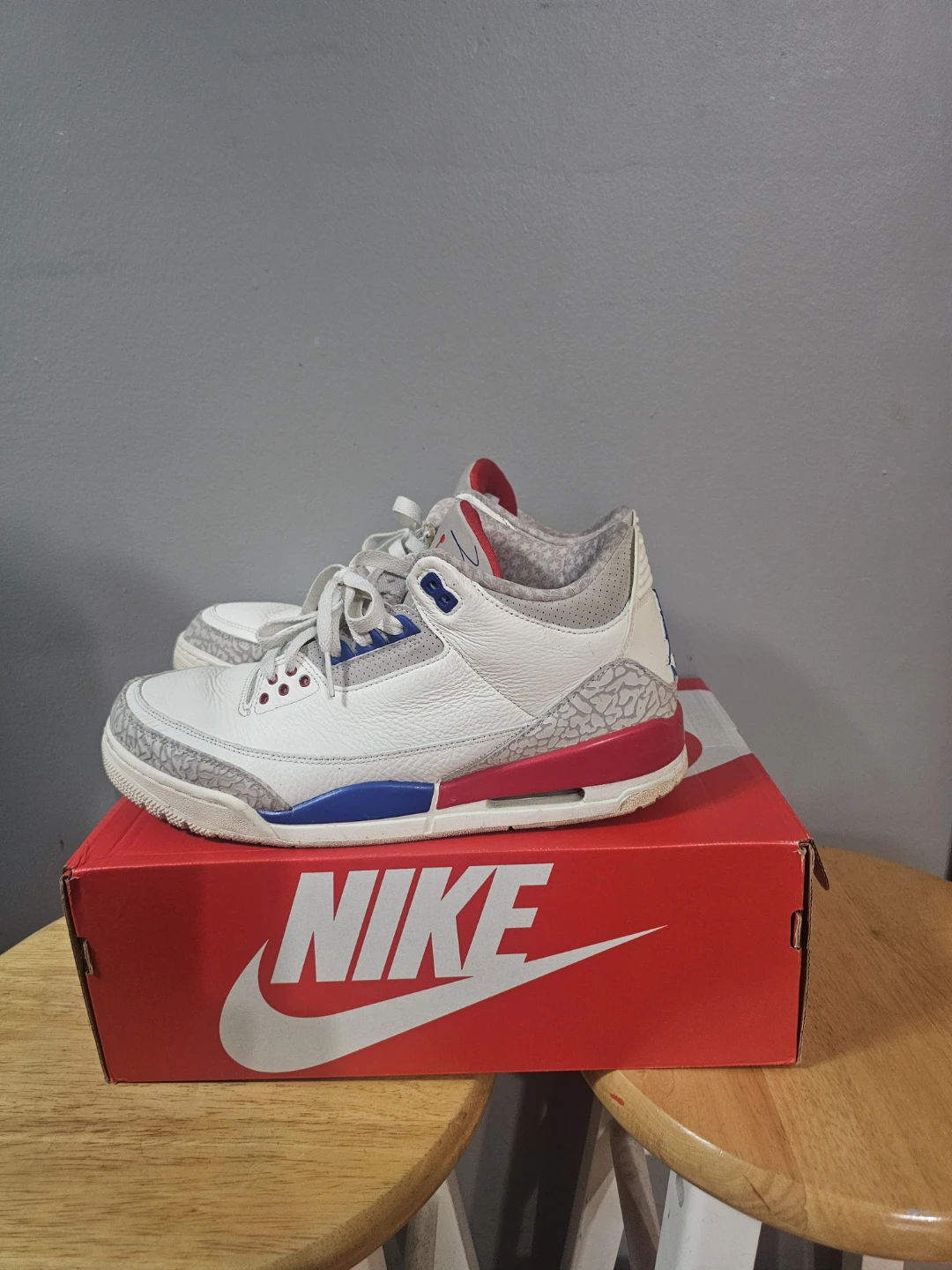 Nike Air Jordan 3 Retro White Cement - photo 2