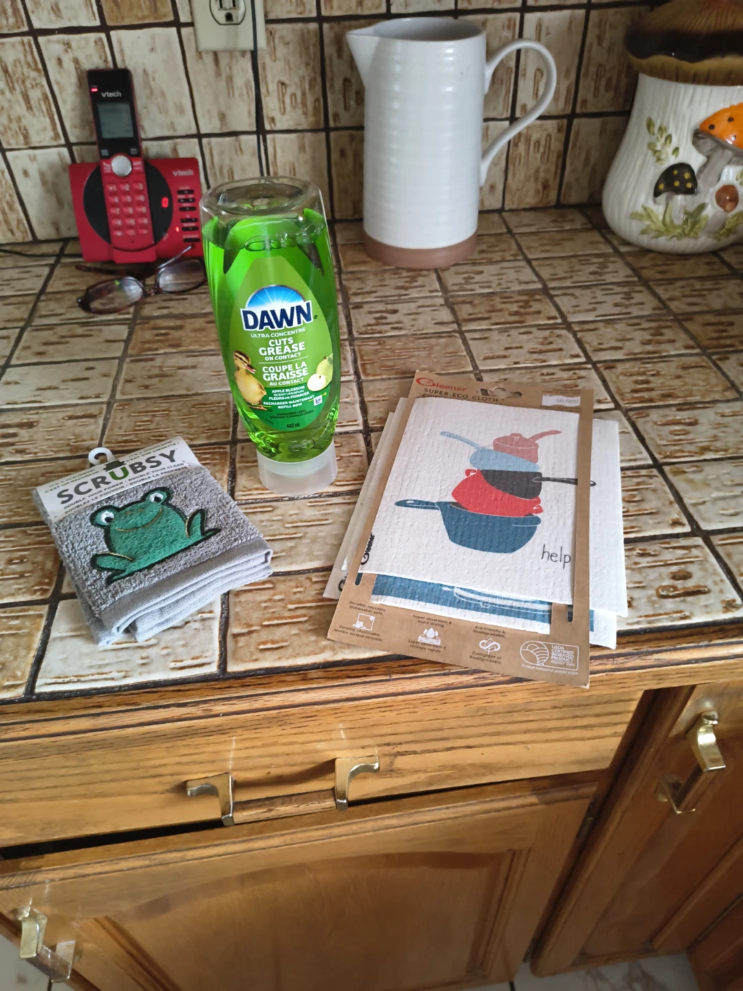 Gleener Super Eco Cloth, scrubber & Dawn - photo 5