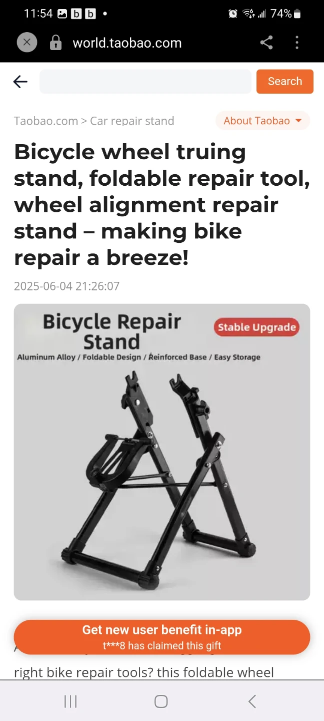 Bicycle Wheel Truing Stand - photo 4
