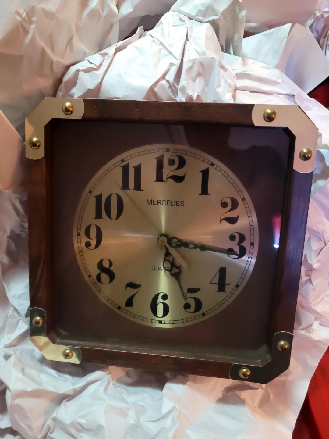 Mercedes Quartz Clock