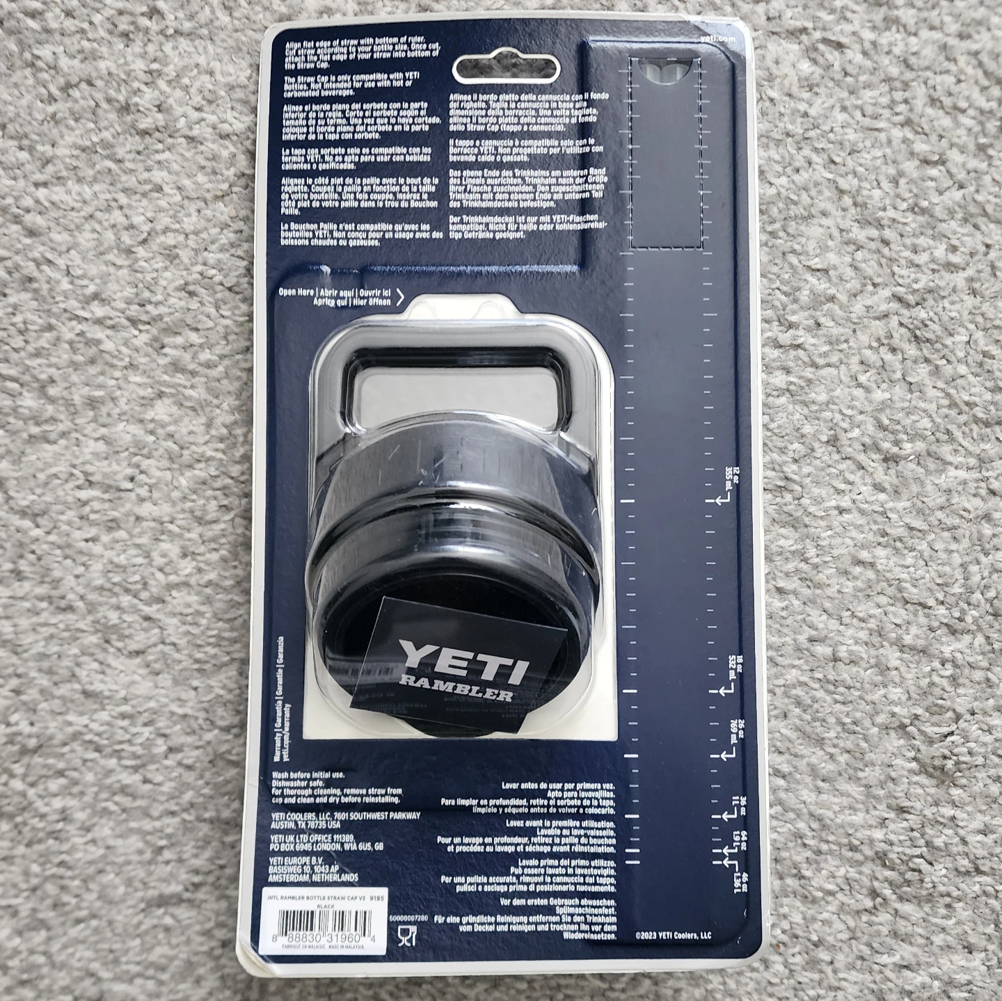 YETI Rambler Straw Lid and Straw Accessory - BRAND NEW SEALED - photo 2