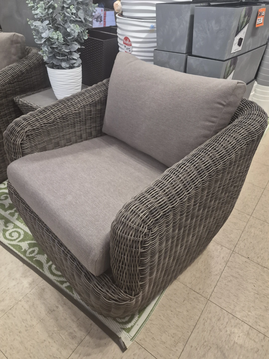 New outdoor swivel Patio Lounge Chair Set of 2 with cushions - photo 3