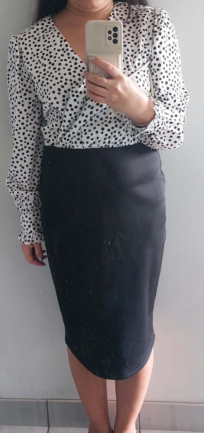 Women's Black Pencil Skirt