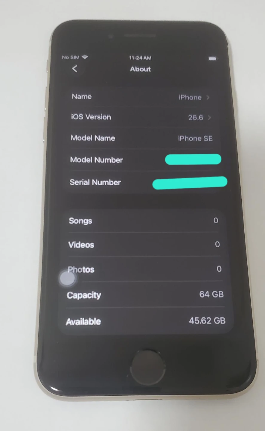 Apple iPhone SE -  ( 3rd gen see desc) - 64 GB - White