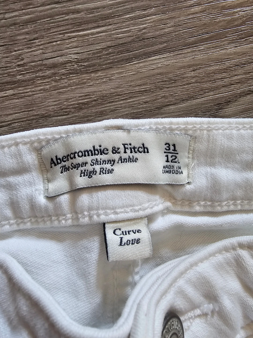 Abercrombie & Fitch White Jeans - photo 2