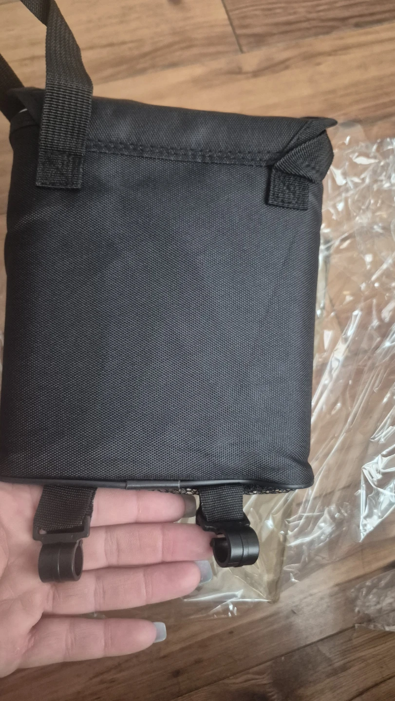 Black Car Trash Can with Mesh Pocket - photo 2