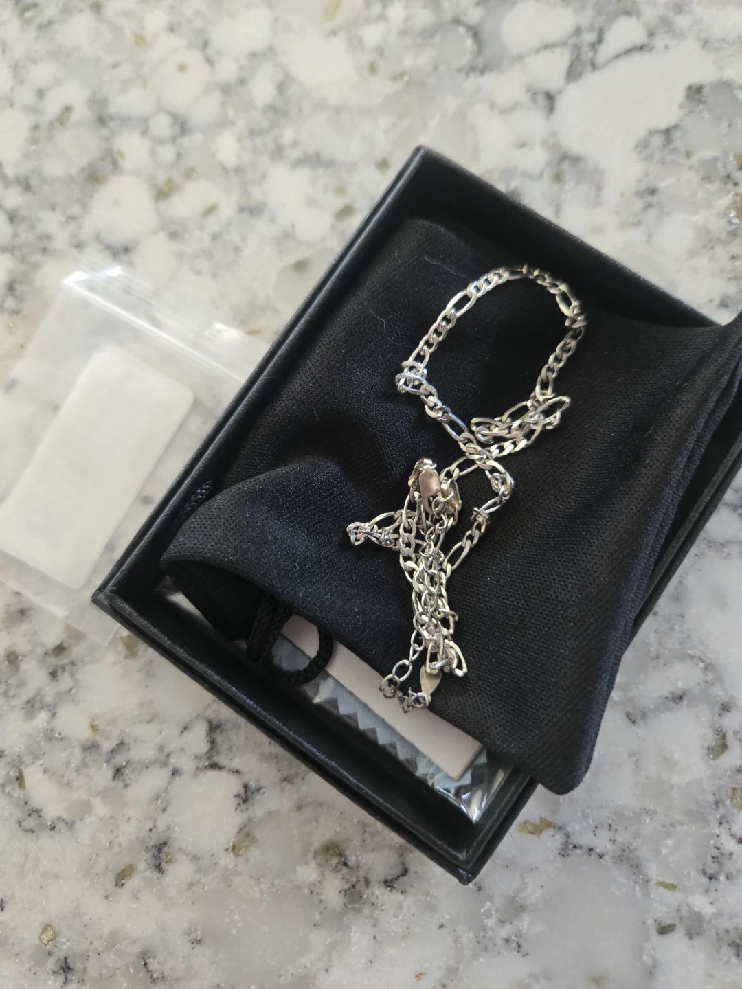 Sterling Silver Figaro Chain Necklace - photo 3