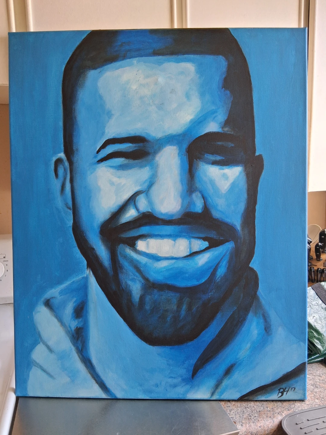 Canvas Painting of Drake