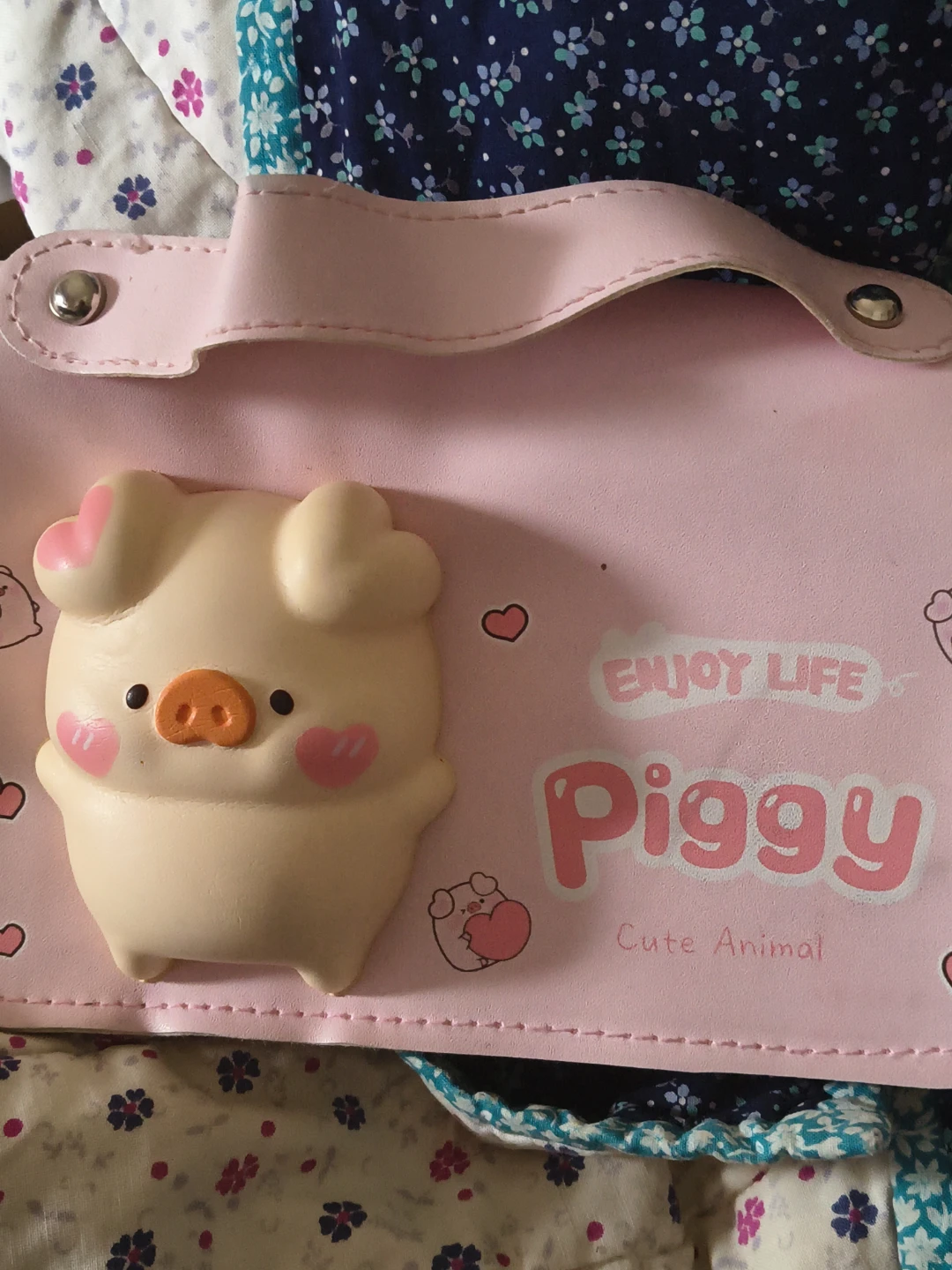 Pink Piggy Pencil Case