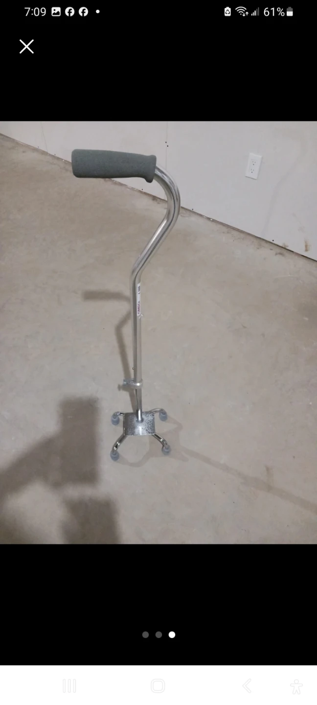 Quad Cane Four-Footed Walking Cane - photo 3