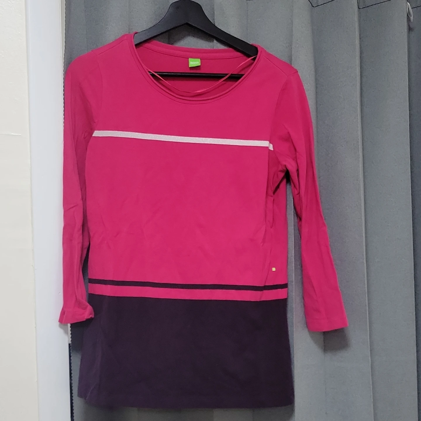 BOSS Long Sleeve Colorblock Top - photo 3