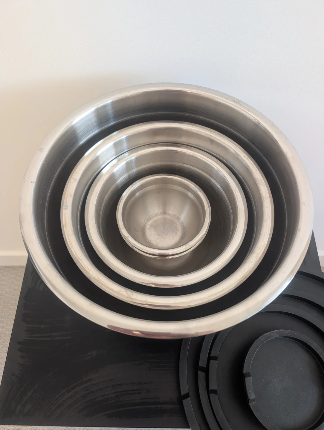 Stainless Steel Mixing Bowls Set of 5 - photo 2