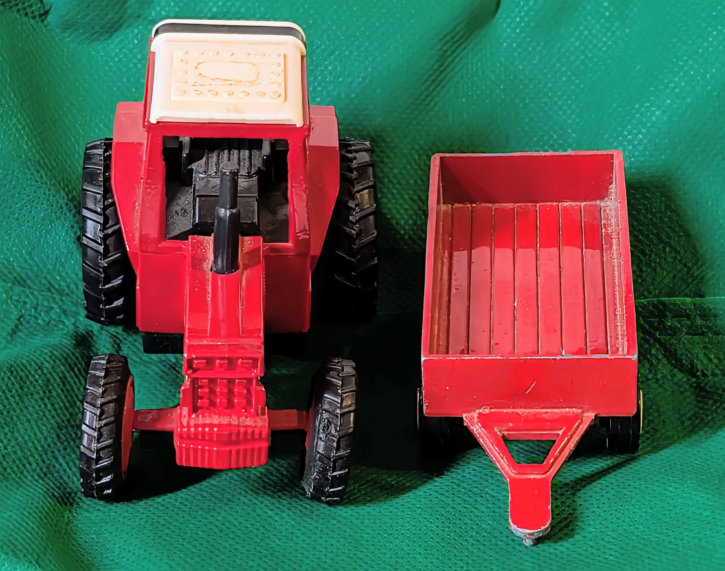 Red Tractor with Trailer Toy - photo 3