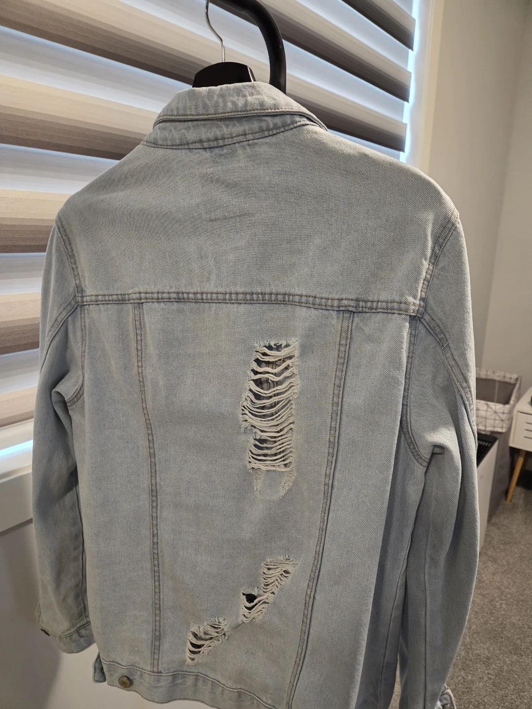 Bluenotes Light Wash Distressed Denim Jacket - photo 3