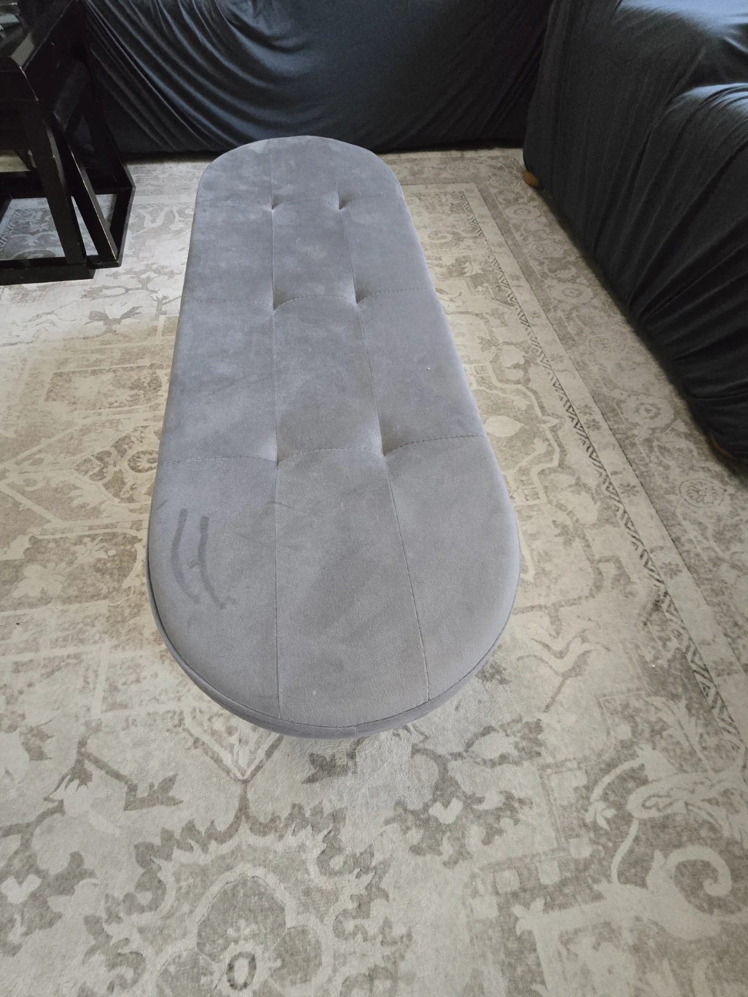 Storage Ottoman Bench Velvet - photo 2