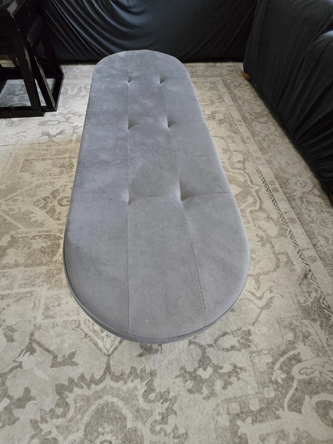 Storage Ottoman Bench Velvet - photo 3