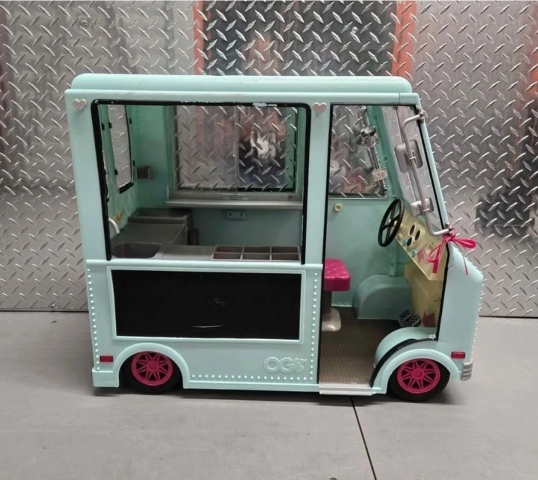 Our Generation Sweet Stop Doll Ice Cream Truck Light Blue - photo 3