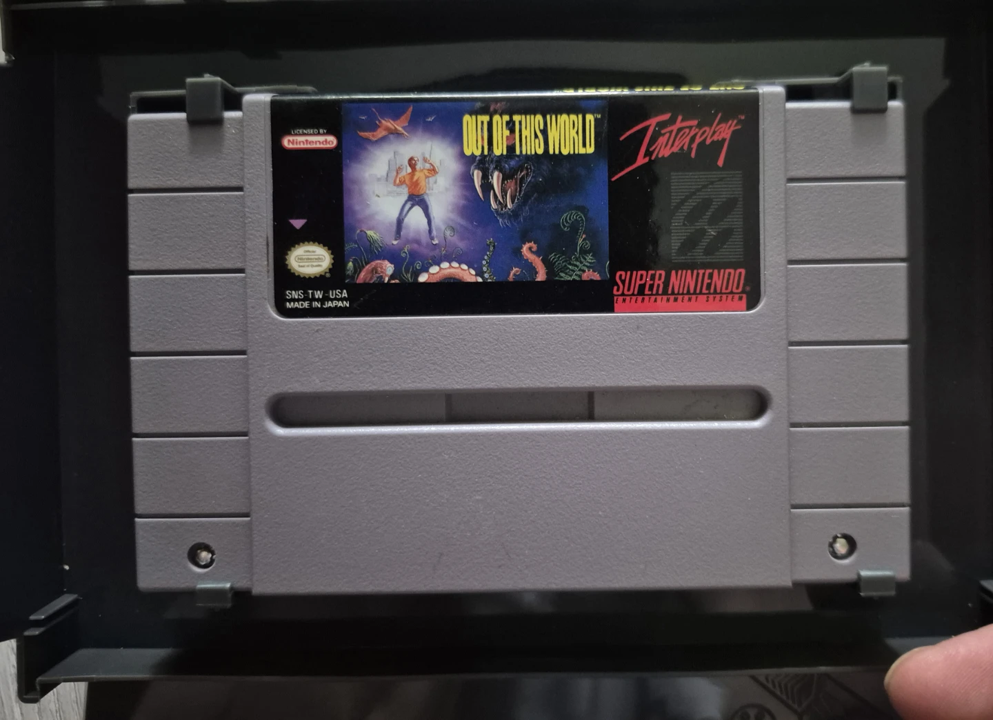 Out of This World Super Nintendo SNES Game - photo 2