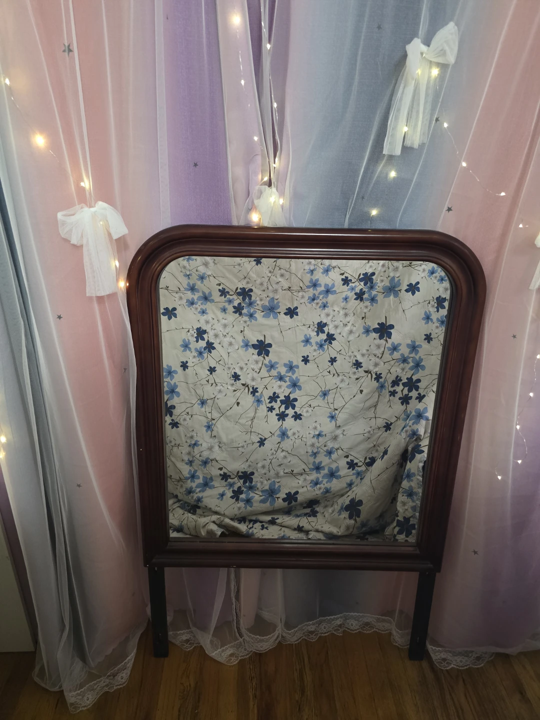 Huge Beautiful Vintage Floor Mirror