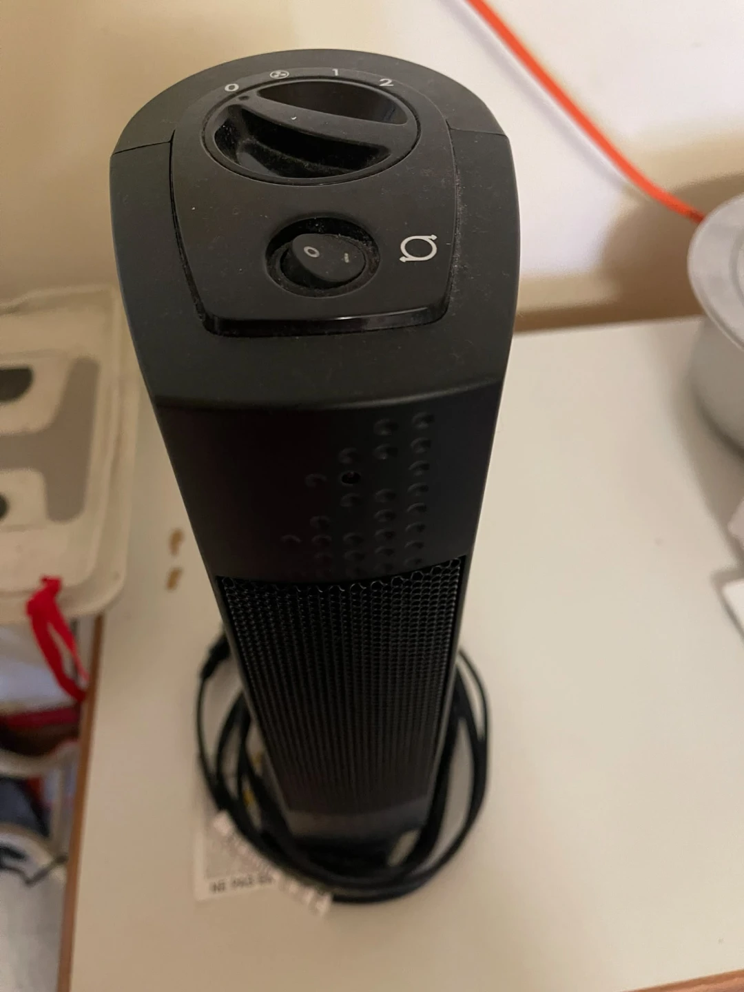 Black Electric Tower Heater