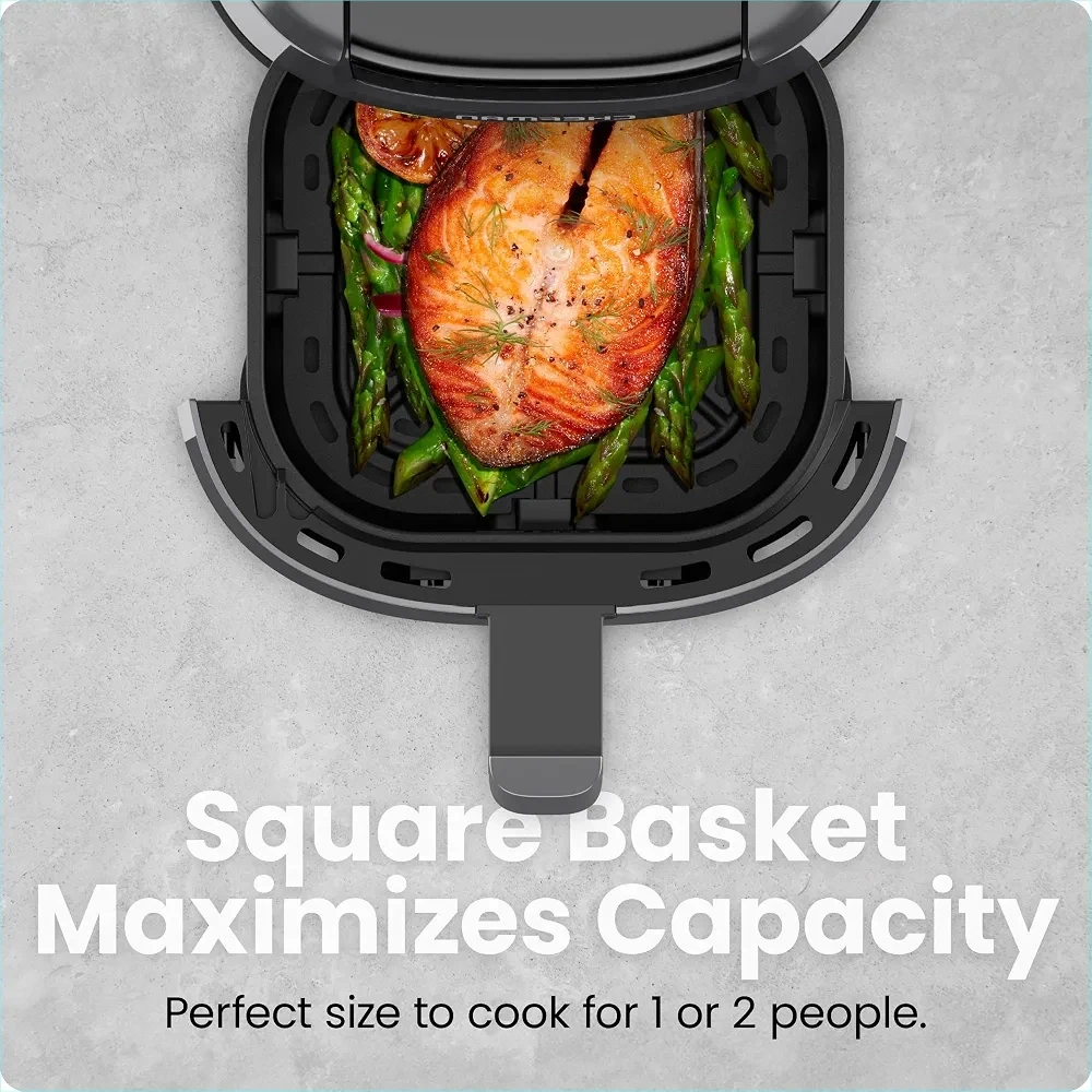 Chefman 2 Qt Mini Air Fryer - Grey - photo 4