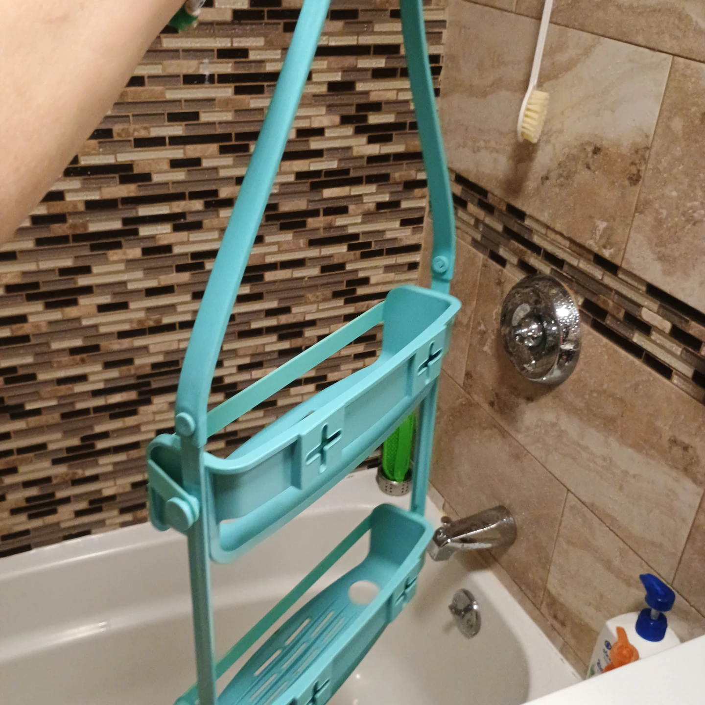 Teal 2-Tier Shower Caddy Organizer - photo 2