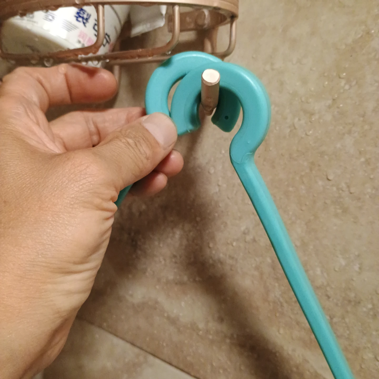 Teal 2-Tier Shower Caddy Organizer - photo 4