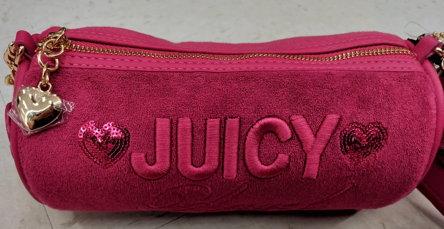 Juicy Couture Juicy Angel Shoulder Bag Raspberry Tart