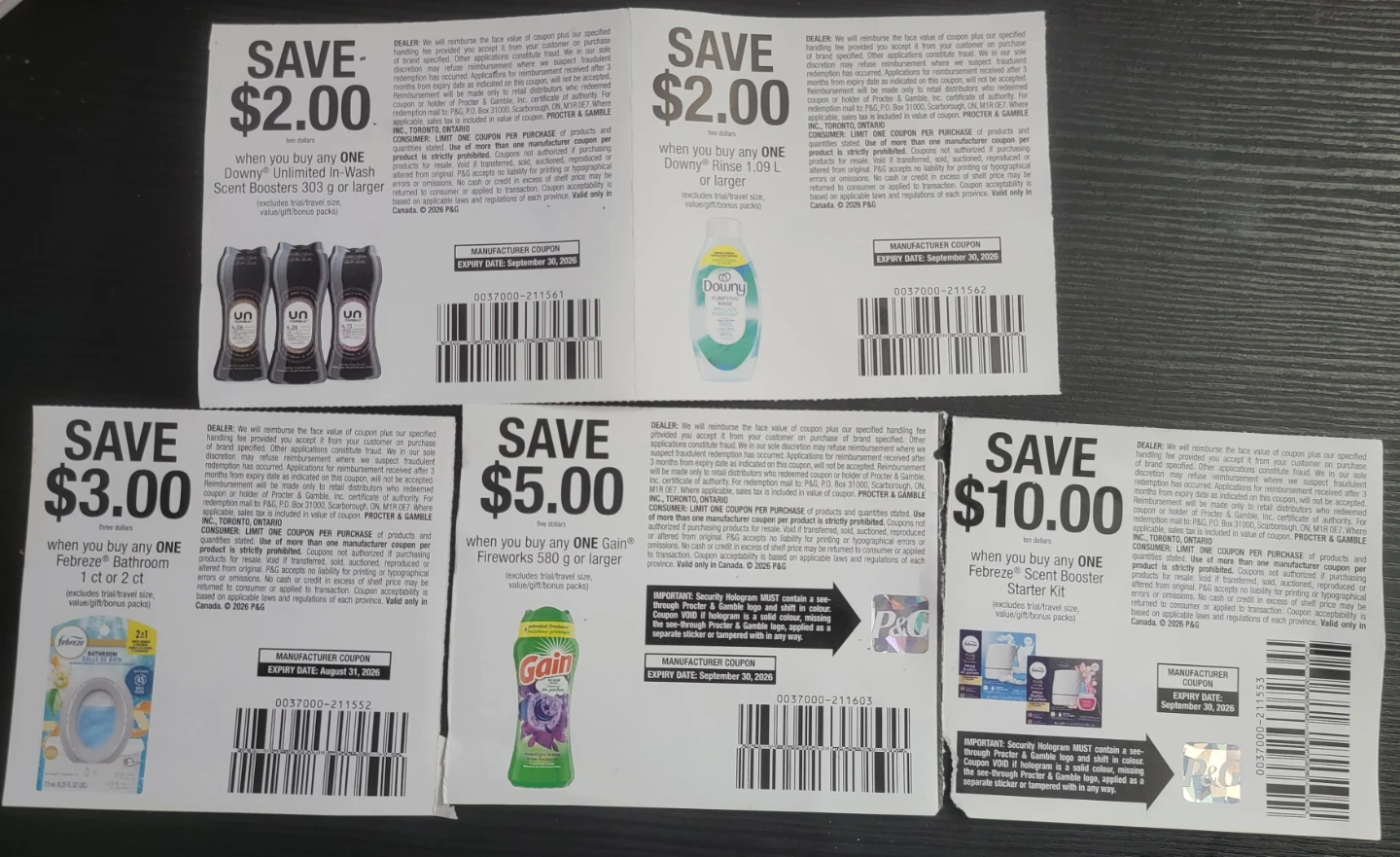 Coupon Bundle - Save up to $22