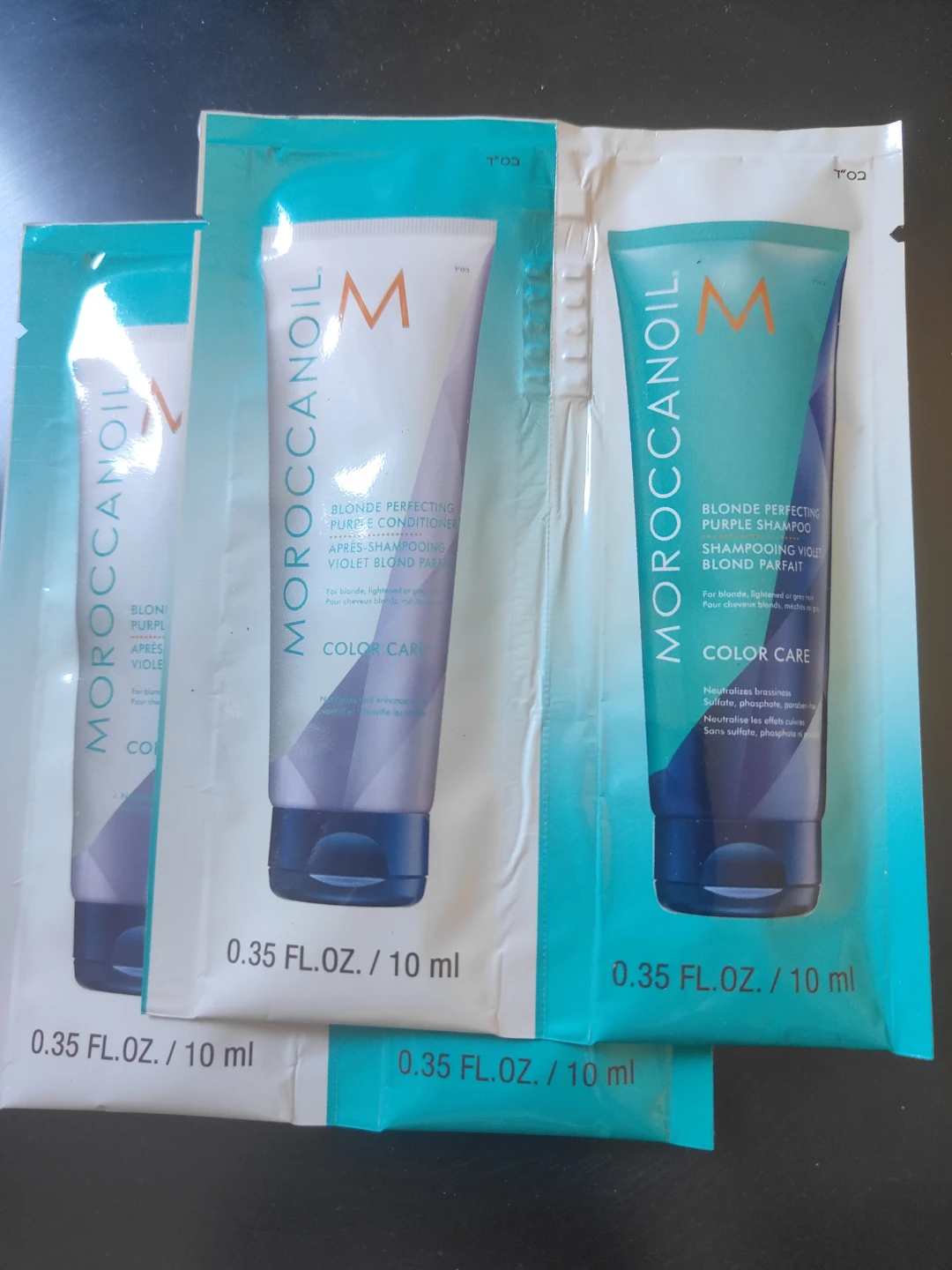 Moroccanoil Purple Shampoo & Conditioner Samples