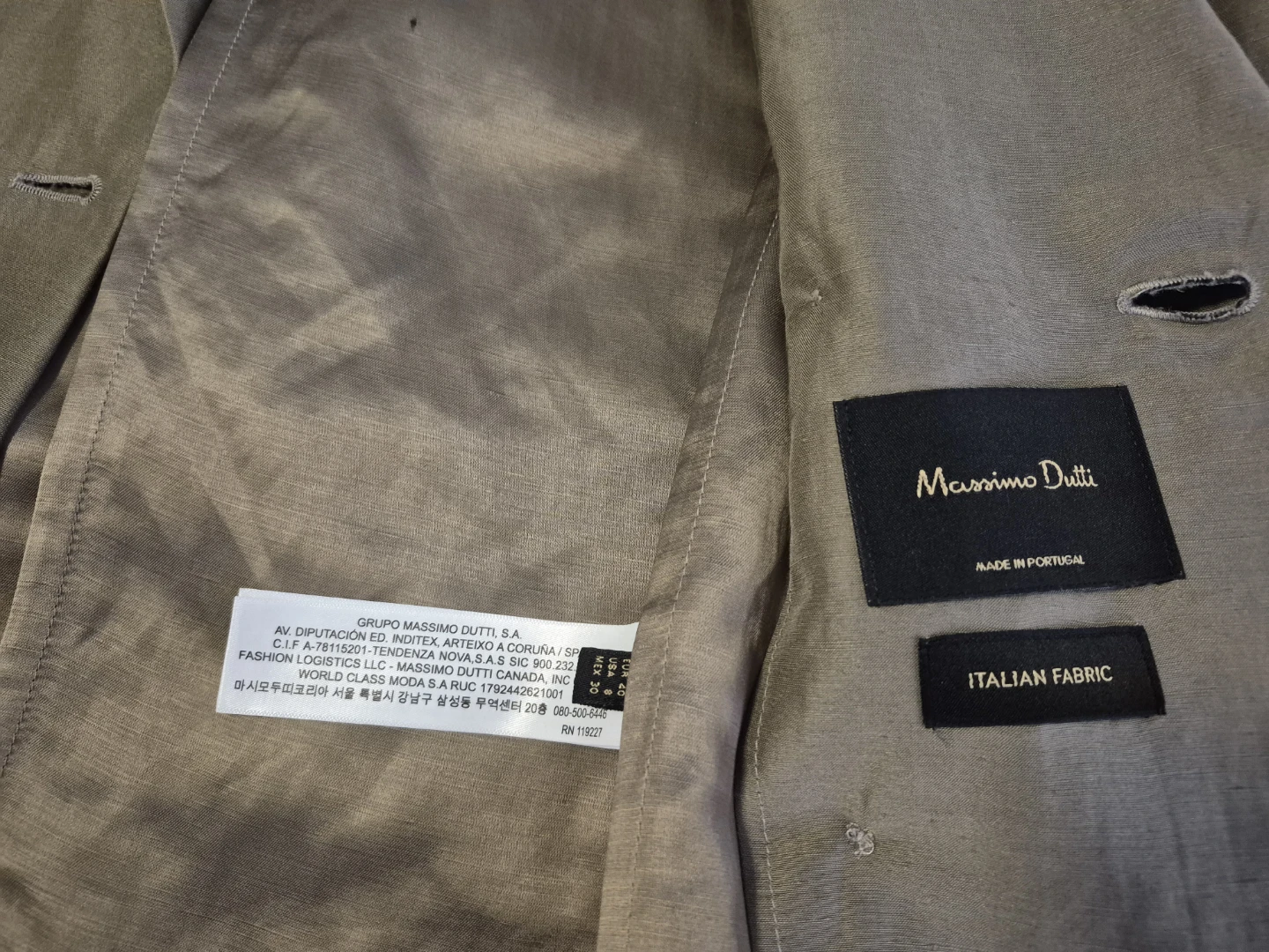 Massimo Dutti Linen Blend Blazer - photo 3
