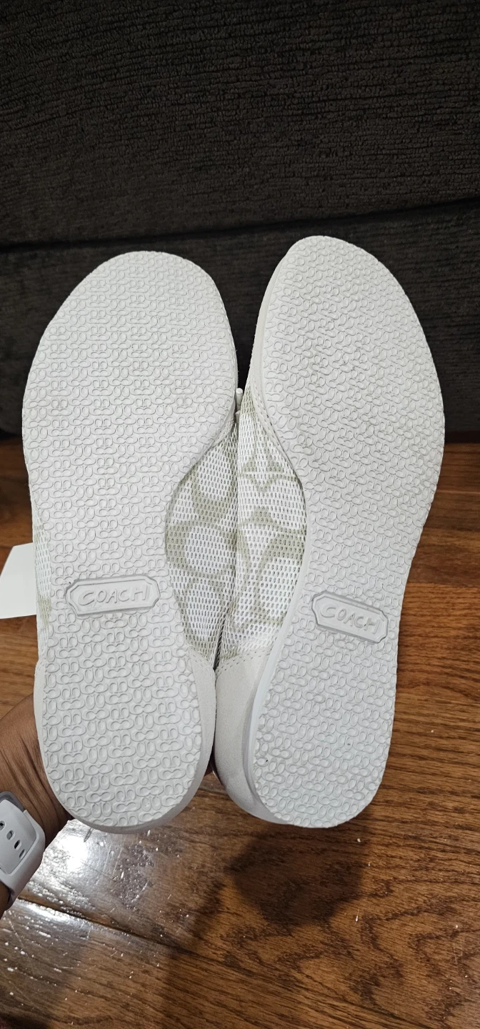 BRAND NEW!! COACH Women's White Sneakers Size 8 - photo 2