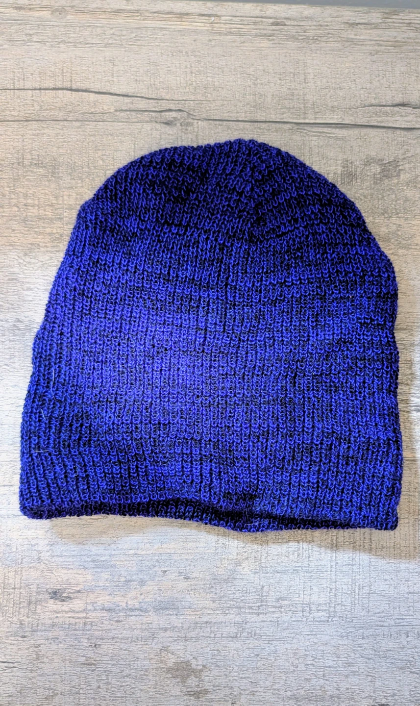 Purple Knit Beanie Toque