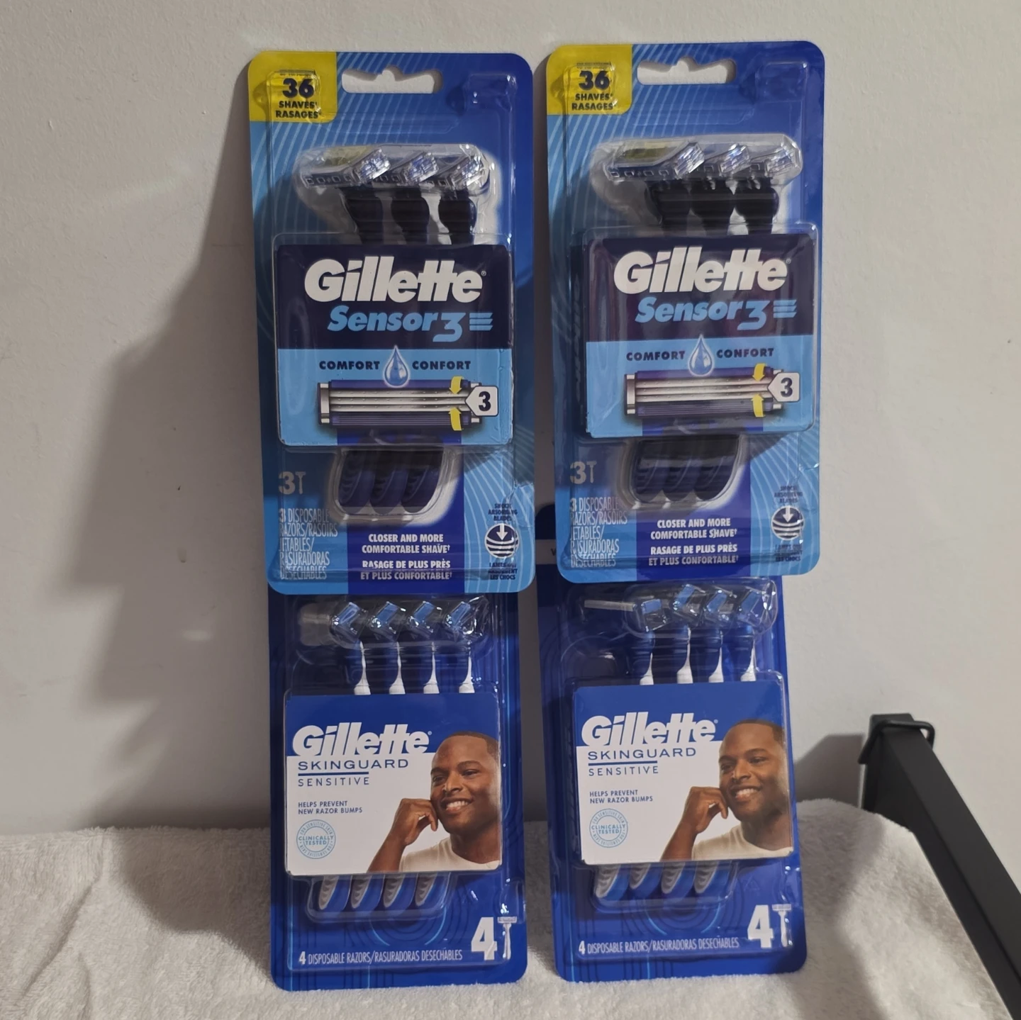 2x Gillette Sensor 3 Comfort & 2x Skinguard Sensitive Razors - photo 2