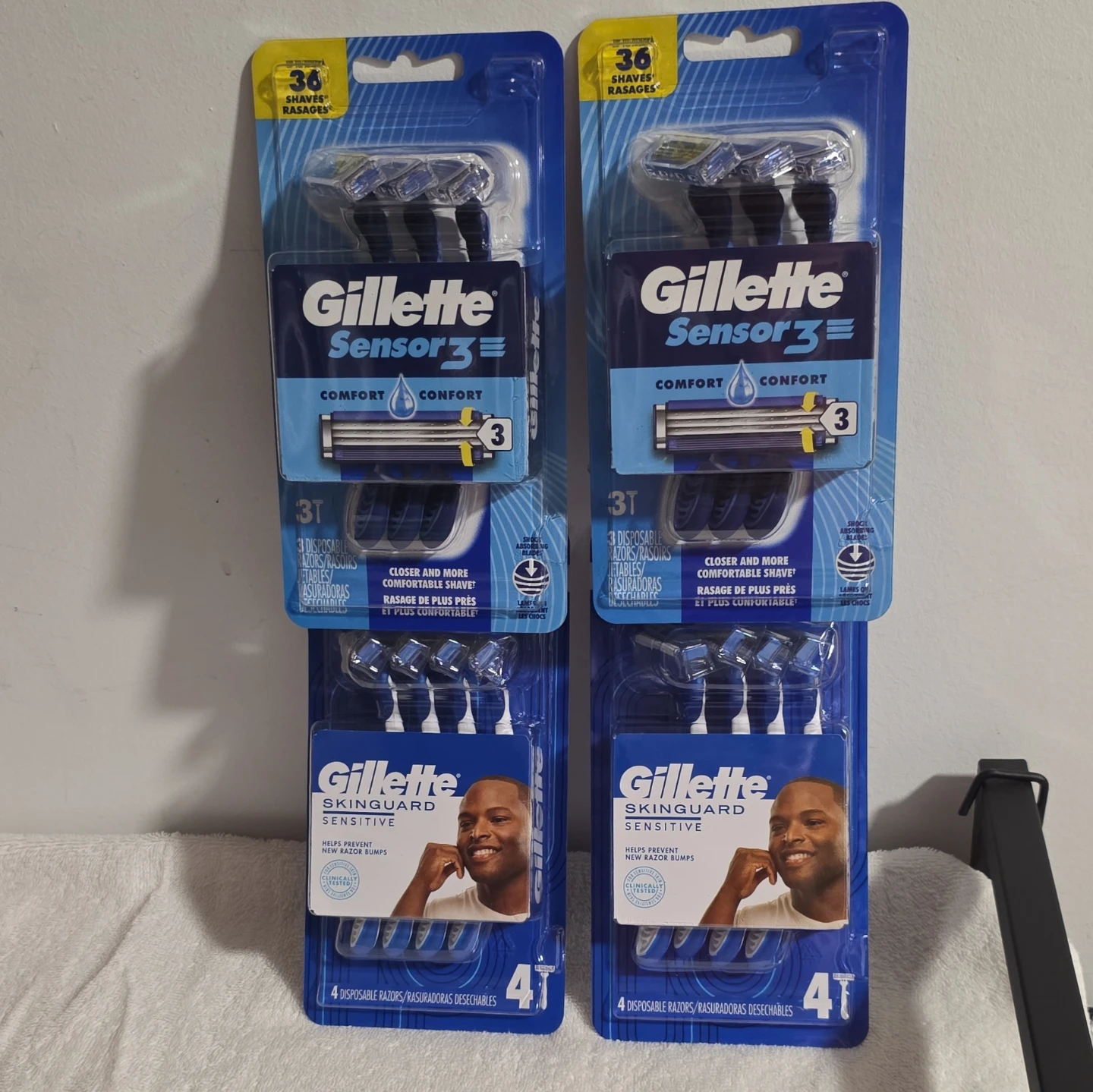 2x Gillette Sensor 3 Comfort & 2x Skinguard Sensitive Razors - photo 3