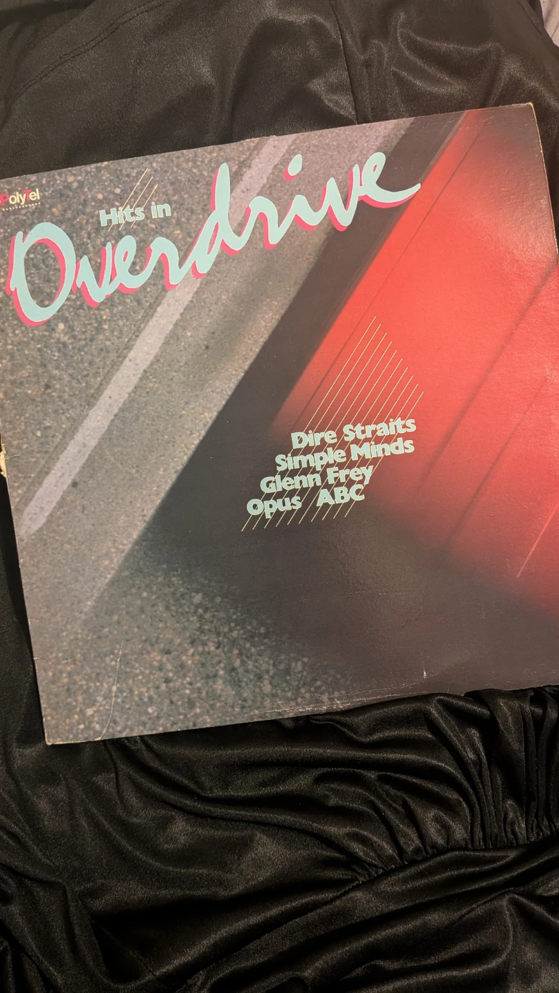 Vintage 80's PolyTel Hits in Overdrive Vinyl Record