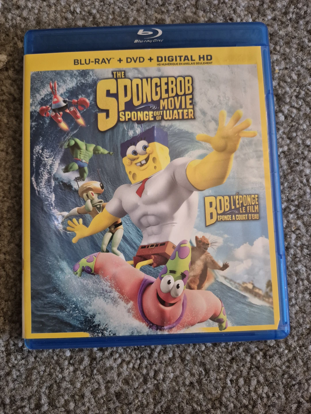 The Spongebob Movie: Sponge Out of Water Blu-Ray