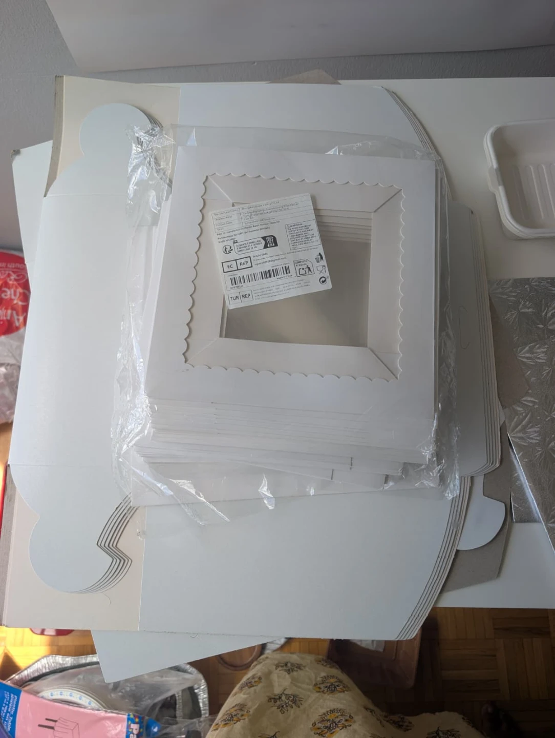 Cake Box Inserts and Boards