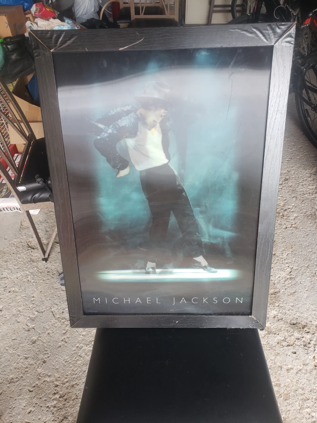 Pyramid Michael Jackson Holographic Framed Poster