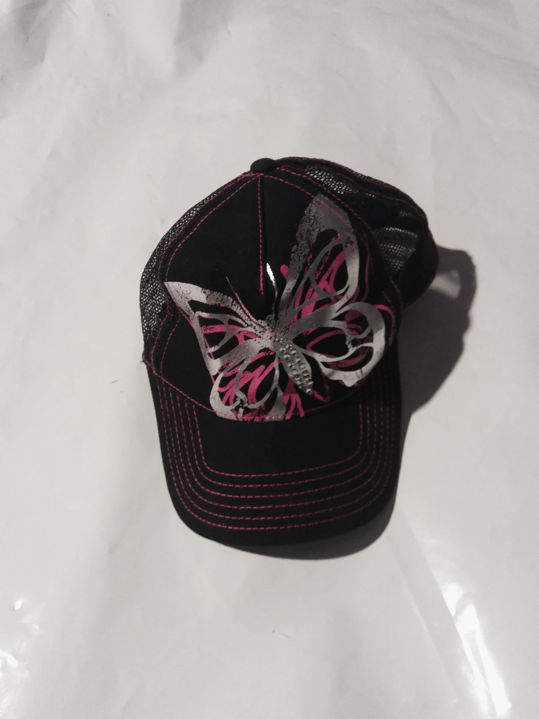 Black Butterfly Trucker Hat