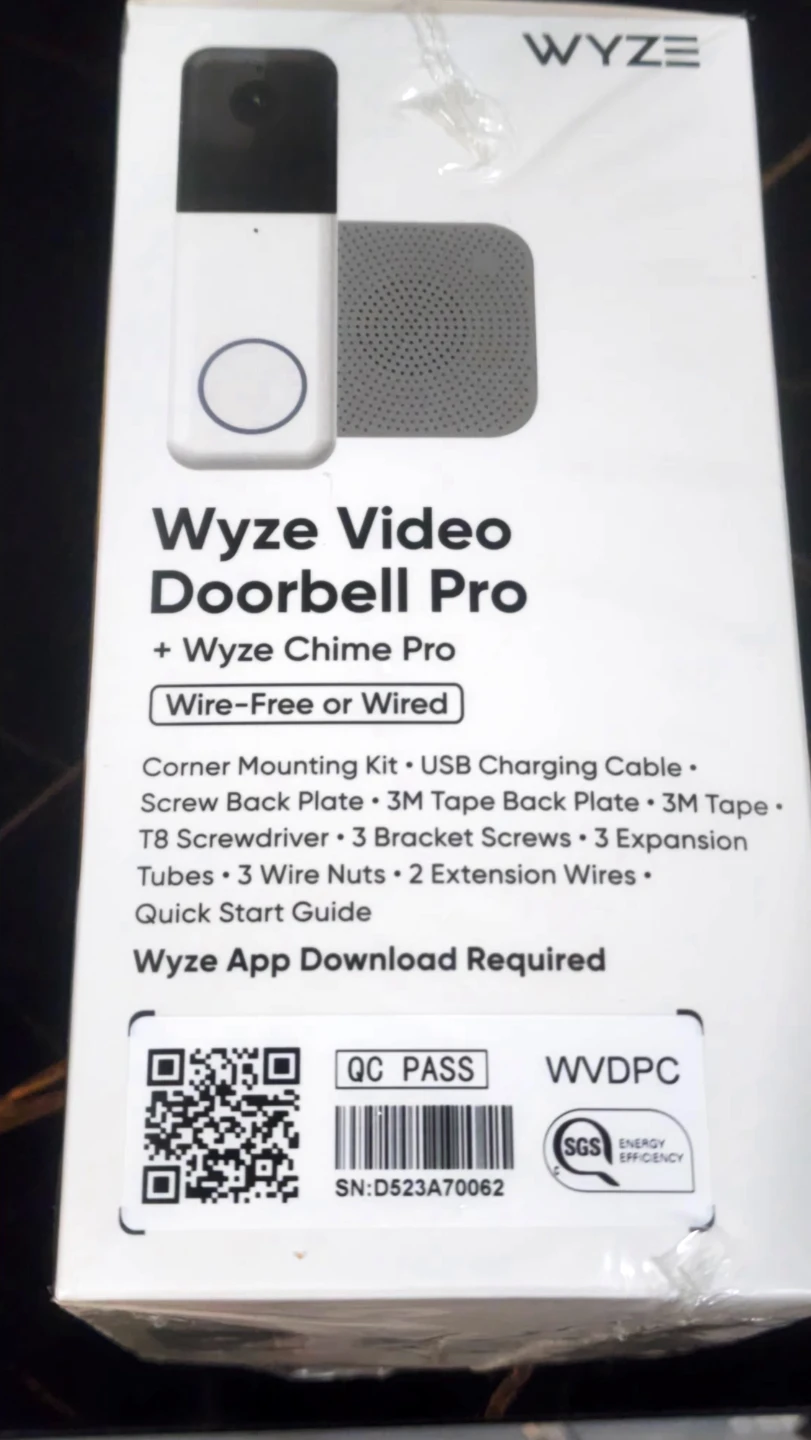 Wyze Video Doorbell Pro + Wyze Chime Pro - photo 2